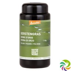 Naturkraftwerke Gerstengras Pulver Demeter 50g