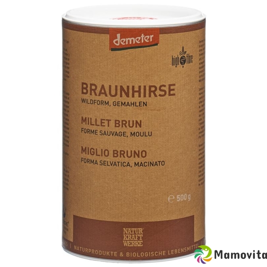 Naturkraftwerke Braunhirse Wild Pulver Demet 500g buy online