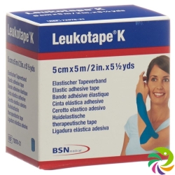 Leukotape K elastischer Tapeverband 5m x 5cm Blau