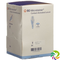 BD Microtainer Lanzetten 2mm x 1.5mm Blau 200 Stück