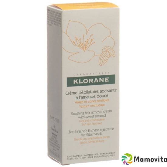 Klorane Beruhigende Enthaarungscreme für empfindliche Zonen 75ml buy online