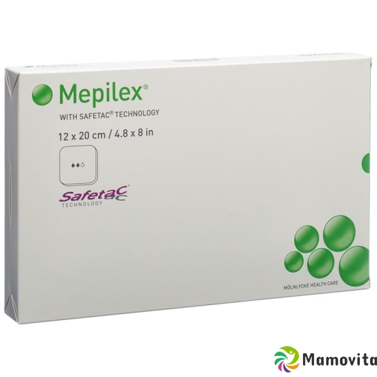 Mepilex Schaumverband Safetac 12x20cm Silik 5 Stück buy online