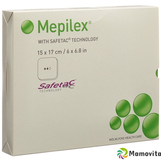 Mepilex Safetac XT Schaumverband 15x17cm Silikon 5 Stück buy online