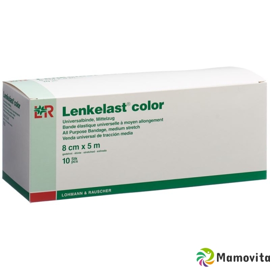 Lenkelast Color Stützverbände 8cmx5m Blau 10 Stück buy online