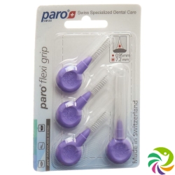 Paro Flexi Grip 8mm Mittel-Grob Violett 4 Stück