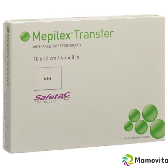 Mepilex Transfer Safetac Drainageverband 10x12cm Silikon 5 Stück buy online