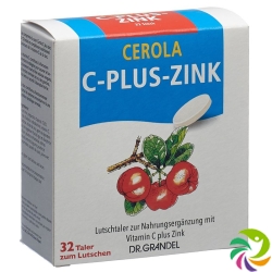 Cerola C-plus Zink Taler 32 Stück