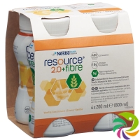 Resource 2.0 Fibre Drink Vanille 4x 200ml