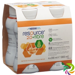 Resource 2.0 Fibre Drink Aprikose 4x 200ml