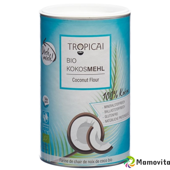 Tropicai Kokosnussmehl Bio Beutel 500g buy online