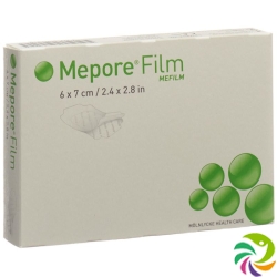 Mepore Film Folienverband 6x7cm Steril 10 Stück