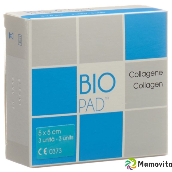 Biopad Collagen Pad Wundauflage 5x5cm 3 Stück buy online