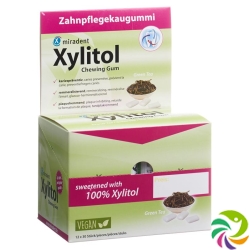 Miradent Xylitol Zahnpflege Kaugummi Gr Tee 12x 30 Stück