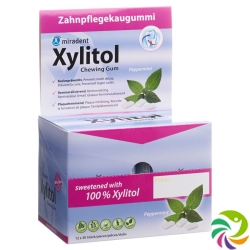 Miradent Xylitol Zahnpflege Kaugummi Min 12x 30 Stück