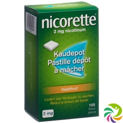 Nicorette Freshfruit 2mg 105 Kaugummi