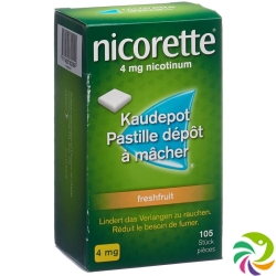 Nicorette Freshfruit 4mg 105 Kaugummi