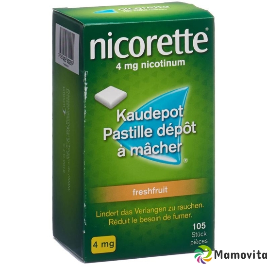 Nicorette Freshfruit 4mg 105 Kaugummi buy online