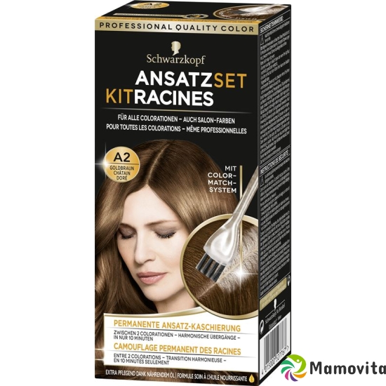 Schwarzkopf Ansatzset Goldbraun Flasche 22ml buy online