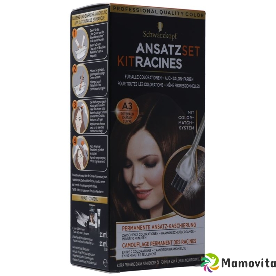 Schwarzkopf Ansatzset Rotbraun Flasche 22ml buy online