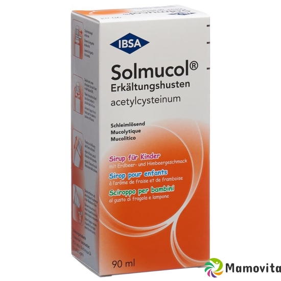 Solmucol Erkältungshusten Sirup 100mg/5ml 90ml buy online