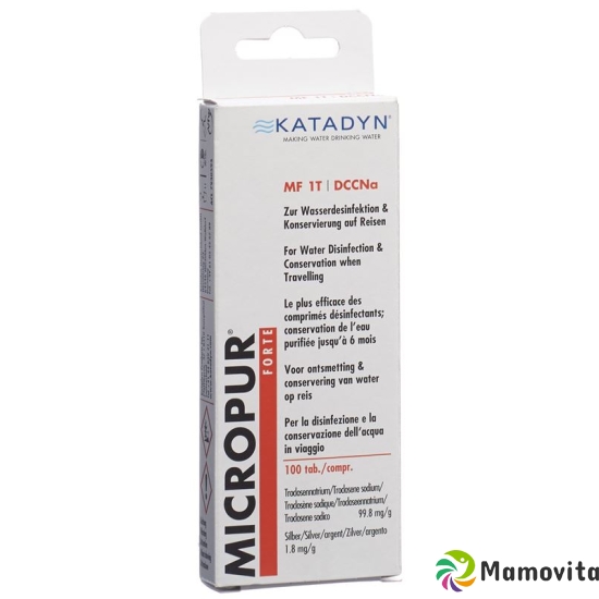 Katadyn Micorpur Forte MF 1T DCCNa 100 Tabletten buy online