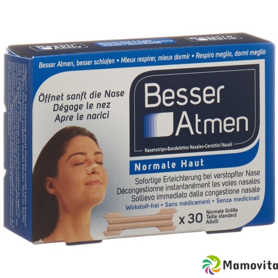 Besser Atmen Nose Strips Beige Normal 30 pieces buy online