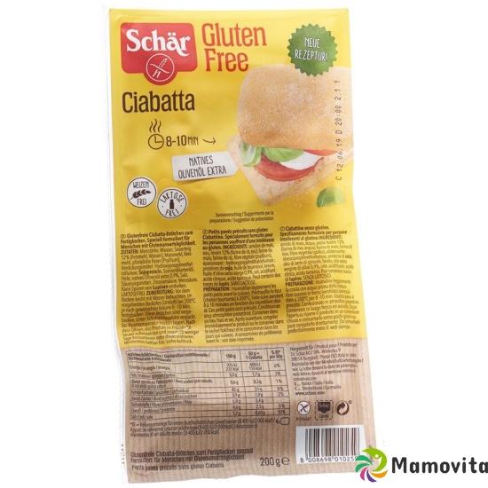 Schär Ciabatta Aufbackbroetchen 4x 50g buy online