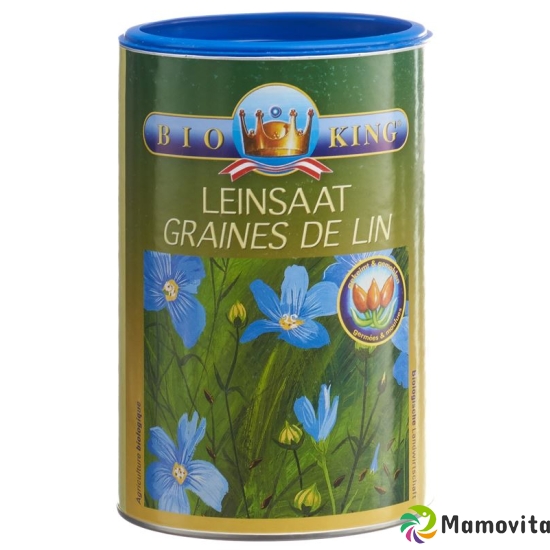 Bio King Leinsaat Gekeimt & Gemahlen 450g buy online