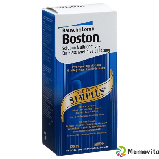 Boston Simplus Ein-Flaschen-Universallösung 120ml buy online