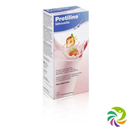 Protiline Silhouette Pulver Erdbeer 10x 25g