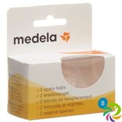 Medela Ersatzsauger 2 Stück mit schwachem Fluss Grösse S