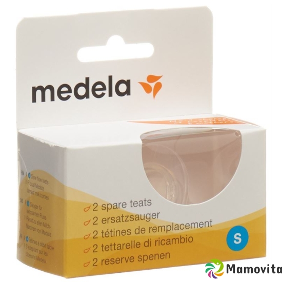 Medela Ersatzsauger 2 Stück mit schwachem Fluss Grösse S buy online