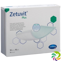 Zetuvit Plus Absorptionsverband 10x10cm 10 Stück