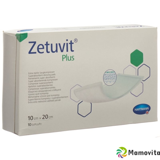 Zetuvit Plus Absorptionsverband 10x20cm 10 Stück buy online