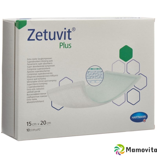 Zetuvit Plus Absorptionsverband 15x20cm 10 Stück buy online