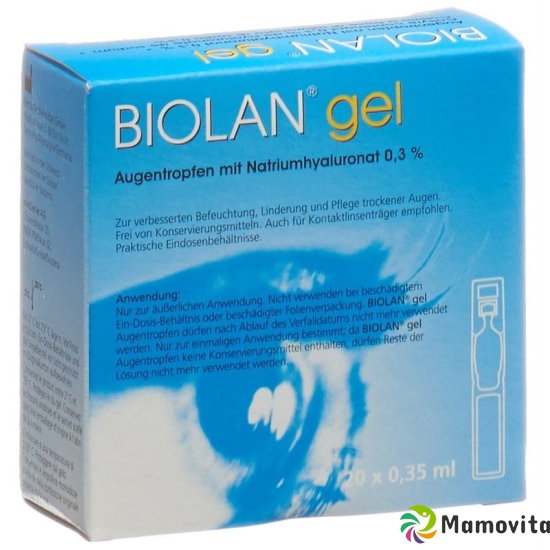 Biolan Augengel 20 Monodosis 0.35ml buy online