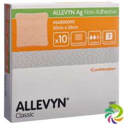 Allevyn Ag Non-Adhesive Wundkompressen 20x20cm 10 Stück