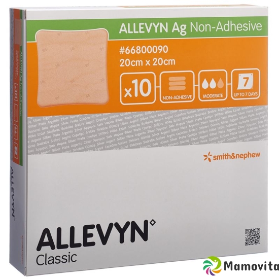 Allevyn Ag Non-Adhesive Wundkompressen 20x20cm 10 Stück buy online