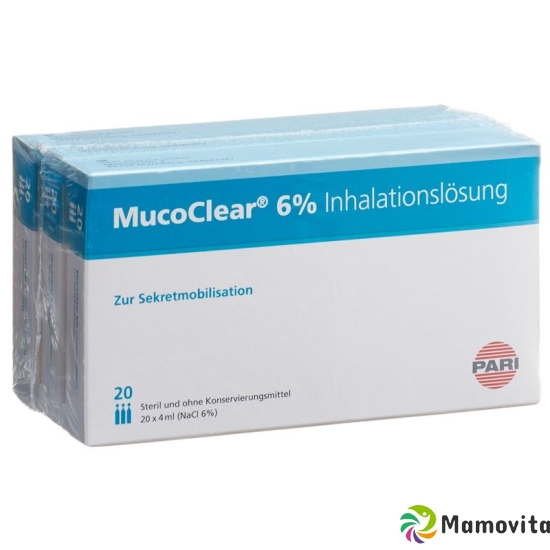 Pari Mucoclear Inhalationslösung 6% NaCl 60x 4ml buy online