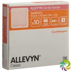 Allevyn Gentle Border Wundverband 12.5x12.5cm 10 Stück