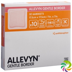 Allevyn Gentle Border Wundverband 17.5x17.5cm 10 Stück