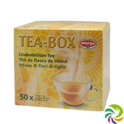 Morga Tea Box Lindenblüten Tee 50x1 Lt