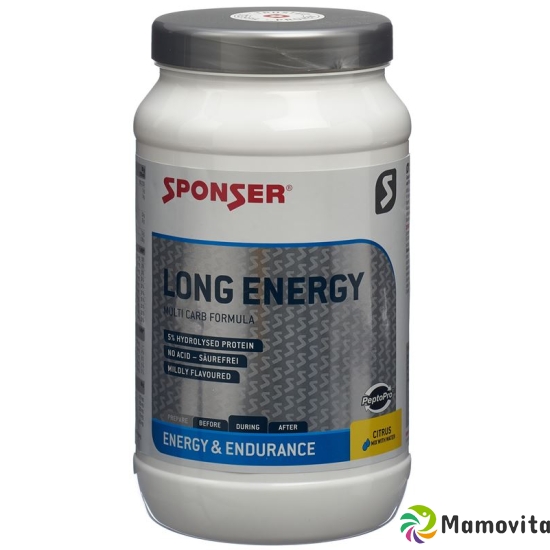 Sponser Long Energy Competition Formula Citrus Pulver Dose 1200g buy online