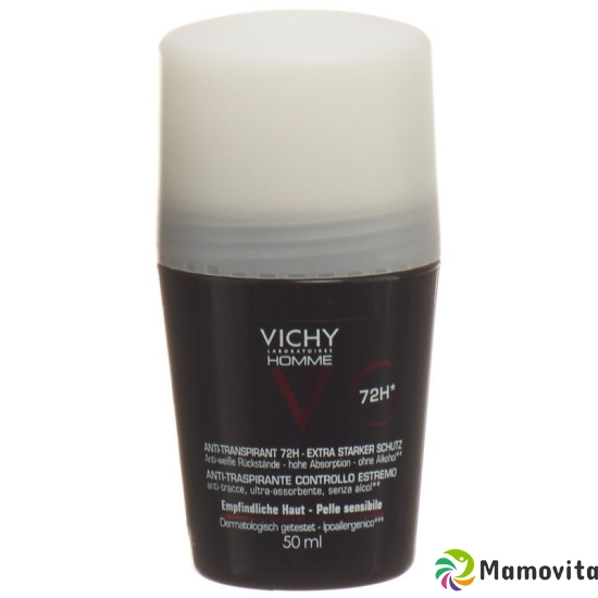 Vichy Homme Anti-Transpirant 72H Extra Strong Protection Roll-On 50ml buy online