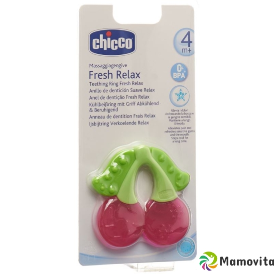 Chicco Kühlbeissring M Wasser Abk Beruhi Kirsch 4 buy online