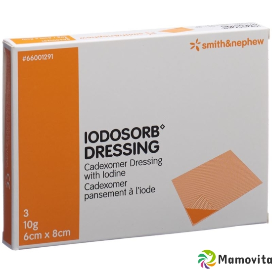 Iodosorb Dressing 10g 6x8cm 3 Stück buy online