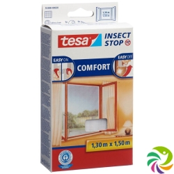 Tesa Insect Stop Comfort Fliegengitter für Fenster 1.3x1.5m Weiss