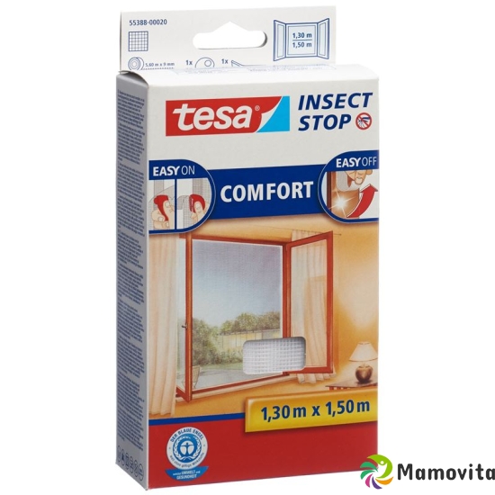 Tesa Insect Stop Comfort Fliegengitter für Fenster 1.3x1.5m Weiss buy online