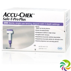 Accu Chek Safe-t Pro Plus Einmalstechhilfe 200 Stück