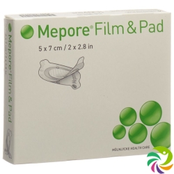 Mepore Film & Pad 5x7cm Oval 5 Stück